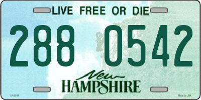 NH license plate 2880542