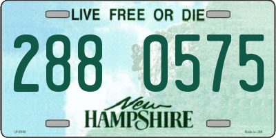 NH license plate 2880575