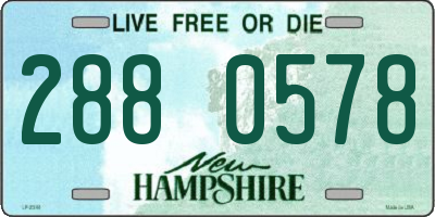NH license plate 2880578