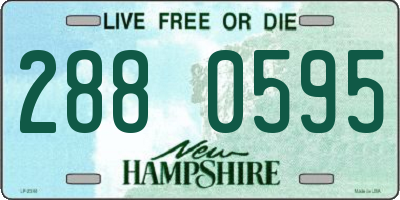 NH license plate 2880595
