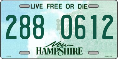 NH license plate 2880612