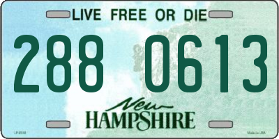 NH license plate 2880613