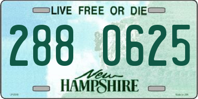 NH license plate 2880625