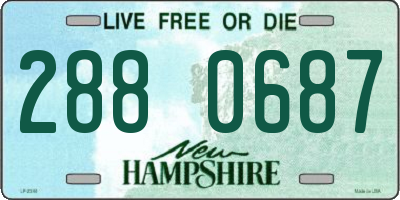 NH license plate 2880687
