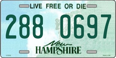 NH license plate 2880697