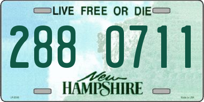 NH license plate 2880711