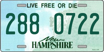 NH license plate 2880722