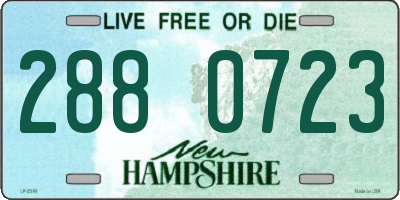 NH license plate 2880723