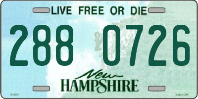 NH license plate 2880726