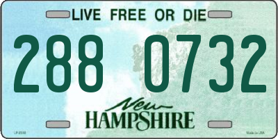 NH license plate 2880732