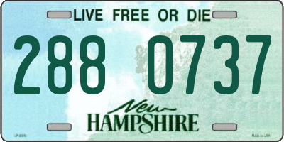 NH license plate 2880737