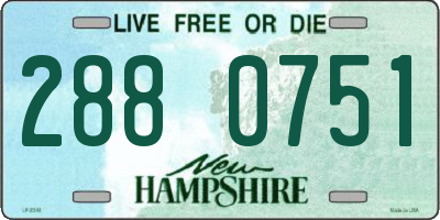 NH license plate 2880751
