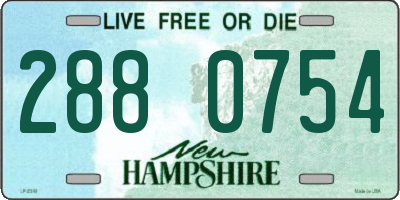 NH license plate 2880754