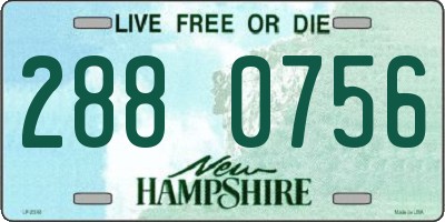 NH license plate 2880756