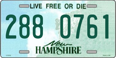 NH license plate 2880761