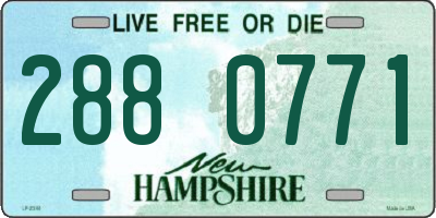 NH license plate 2880771