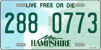 NH license plate 2880773