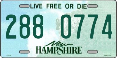 NH license plate 2880774