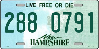 NH license plate 2880791