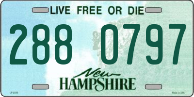 NH license plate 2880797