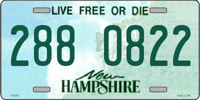 NH license plate 2880822