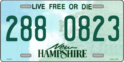 NH license plate 2880823