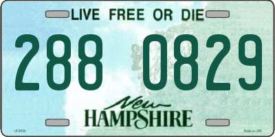 NH license plate 2880829