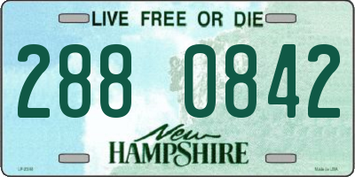NH license plate 2880842