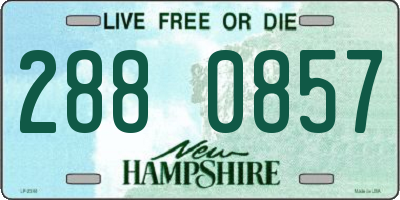 NH license plate 2880857