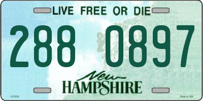 NH license plate 2880897