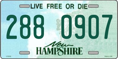 NH license plate 2880907