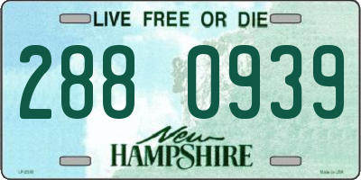 NH license plate 2880939