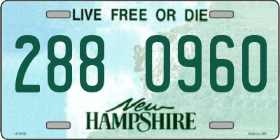 NH license plate 2880960