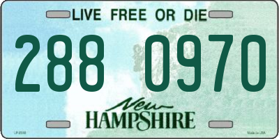 NH license plate 2880970