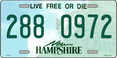 NH license plate 2880972