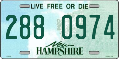 NH license plate 2880974