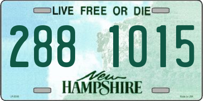 NH license plate 2881015