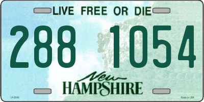 NH license plate 2881054