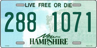 NH license plate 2881071