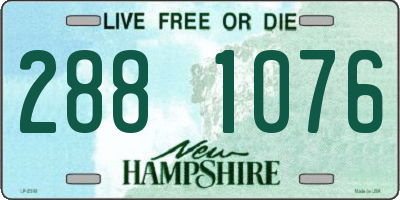 NH license plate 2881076