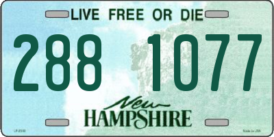 NH license plate 2881077