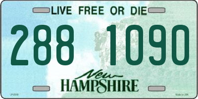 NH license plate 2881090