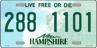 NH license plate 2881101