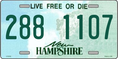 NH license plate 2881107