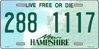 NH license plate 2881117