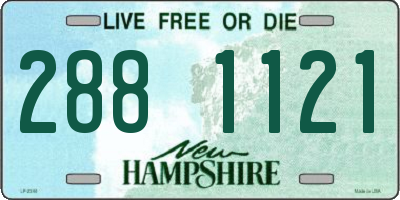 NH license plate 2881121