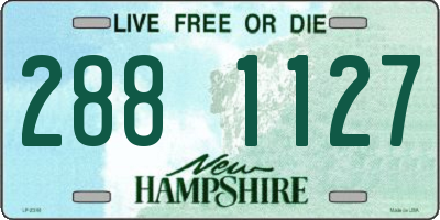 NH license plate 2881127