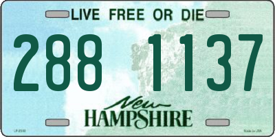 NH license plate 2881137