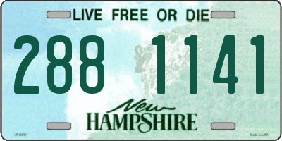 NH license plate 2881141