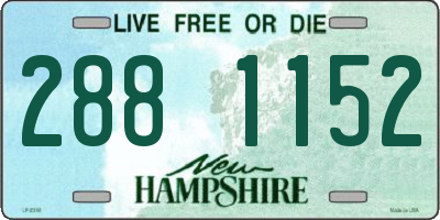 NH license plate 2881152